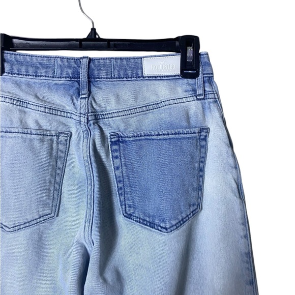 Y2K Hollister Womens Patchwork Ultra High Rise Dad Jeans Size 26 Festival Boho - Picture 6 of 10